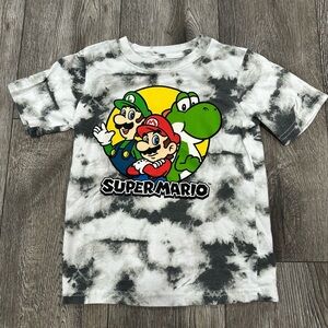 Super Mario Tie Dye Graphic T-shirt, Size 5